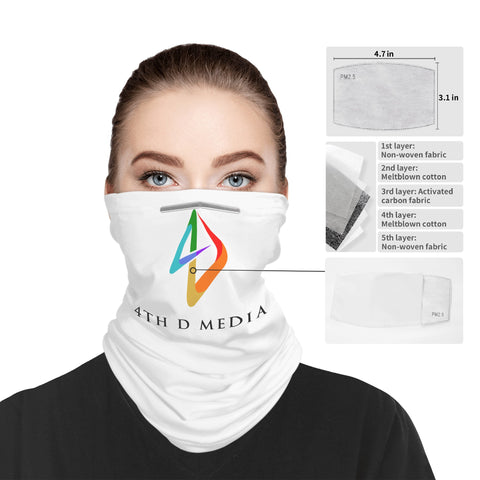 4thDMedia Bandana White