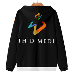 4thDMedia Zip Hoodie Black