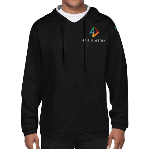 4thDMedia Hoodie Black