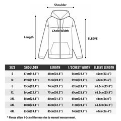 4thDMedia Zip Hoodie Black