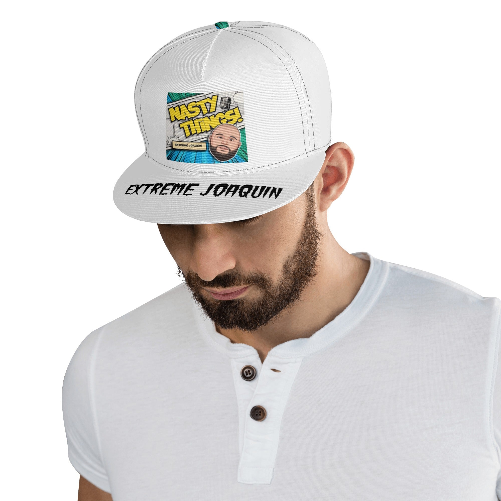 Nasty Things Podcast Hat (Extreme Joaquin Visor Edition)