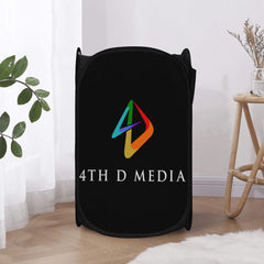 4thDMedia Laundry Hamper Black