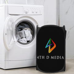 4thDMedia Laundry Hamper Black