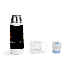 4thDMedia Insulated Water Bottle Black